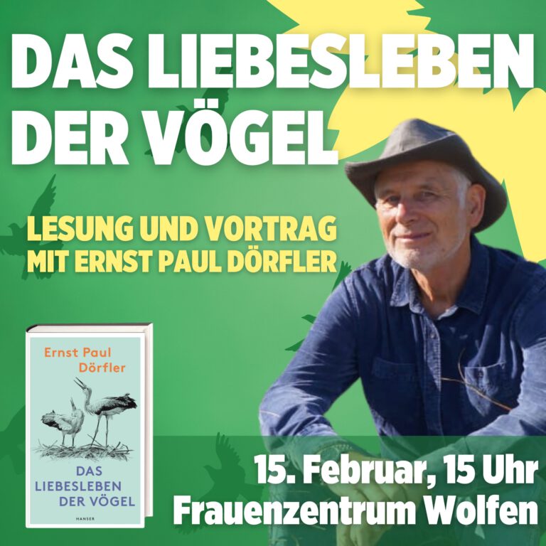 Lesung und Vortrag mit Paul Dörfler – Das Liebesleben der Vögel